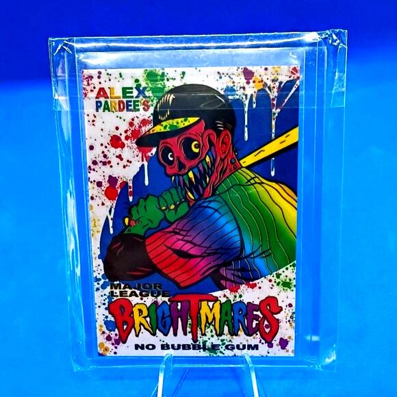 2022 Alex Pardee's MLB Brightmares Checklist #P70 A1 - Picture 2 of 4